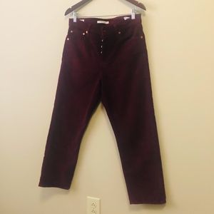 Levis Wedgie Cord Straight